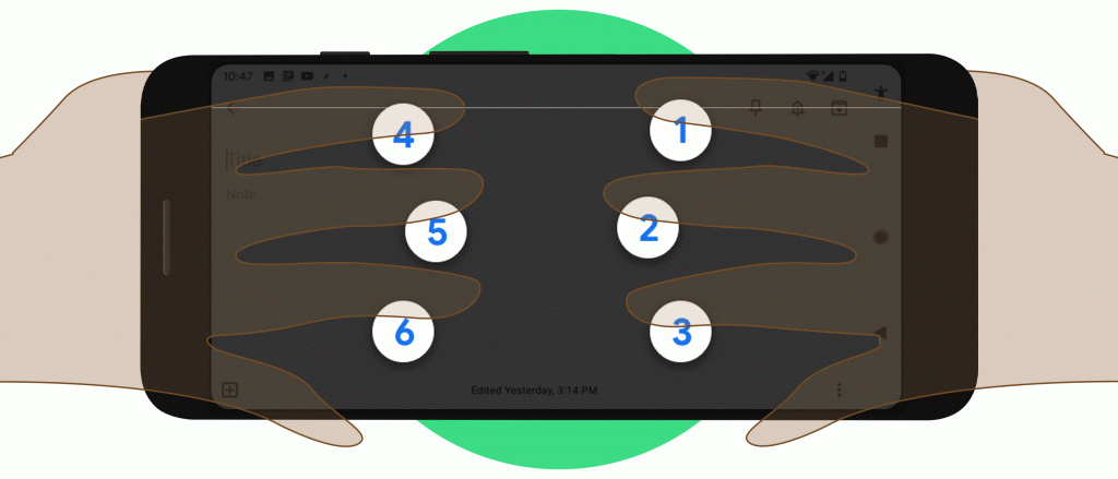 Talkback Braille