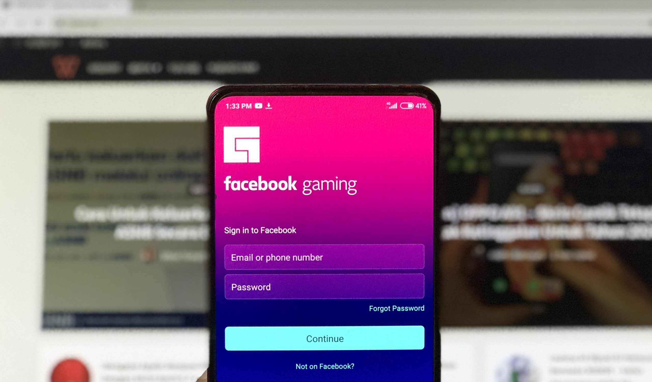 aplikasi Facebook Gaming android
