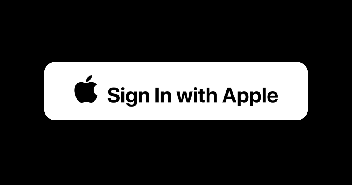 sign in with apple