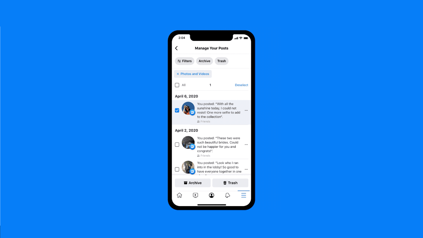 Padam kiriman facebook