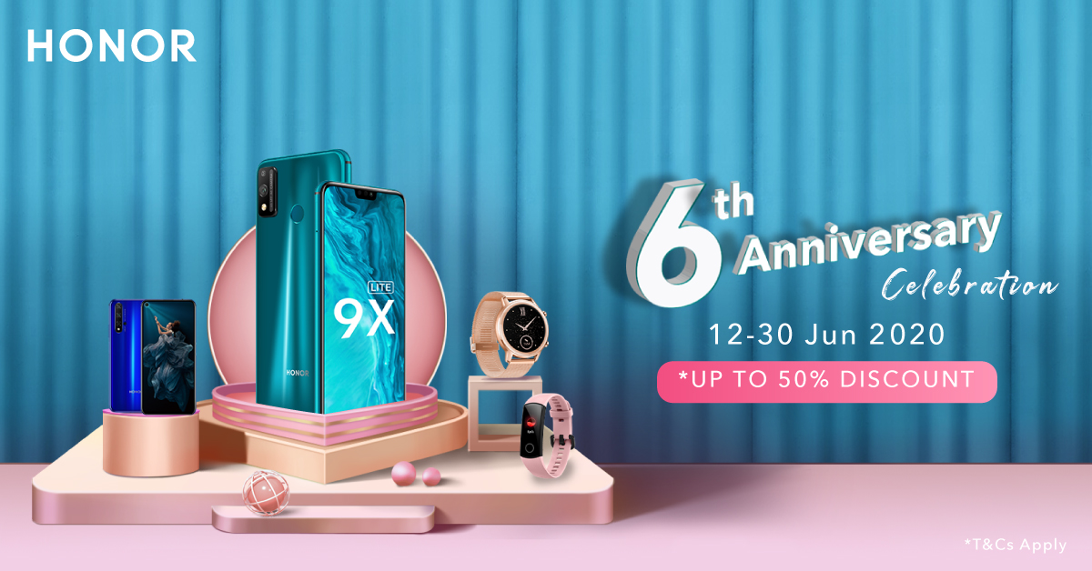 HONOR 6th Anniversary Campaign