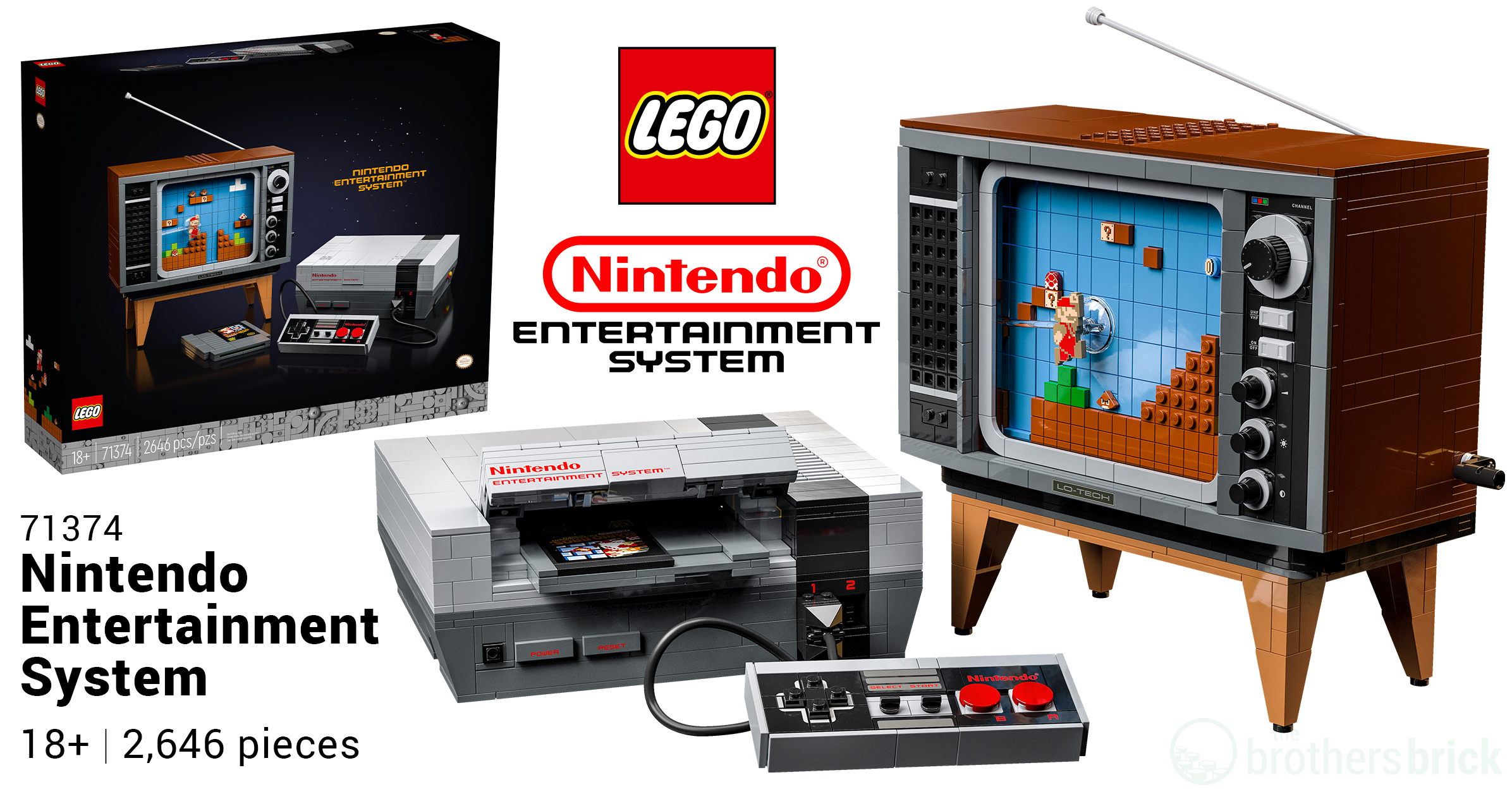 LEGO x Nintendo – 2,646 Keping LEGO Replika Permainan Super Mario Bros