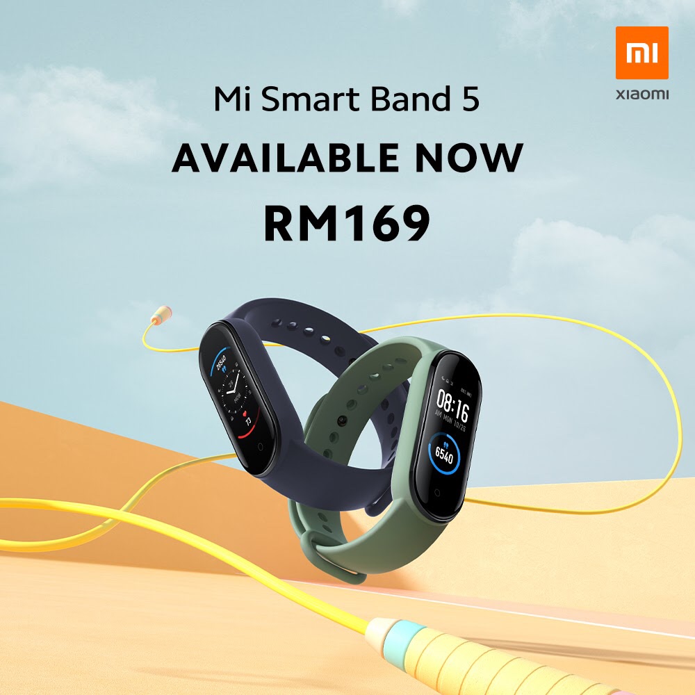 Mi Smart Band 5 Rasmi Diperkenal Pada Harga RM169