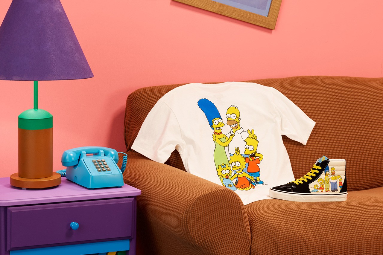 simpsons x vans