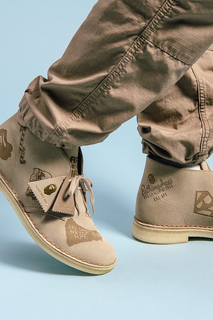 bape x clarks originals