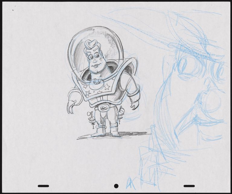 Lakaran Asal Buzz Lightyear Yang Belum Pernah Dilihat