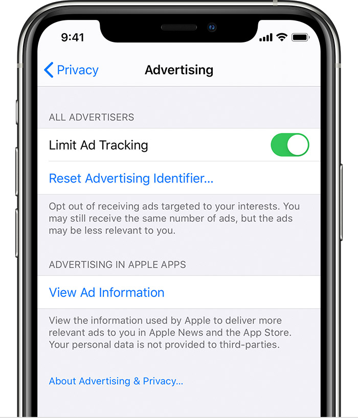 iklan pada ios
