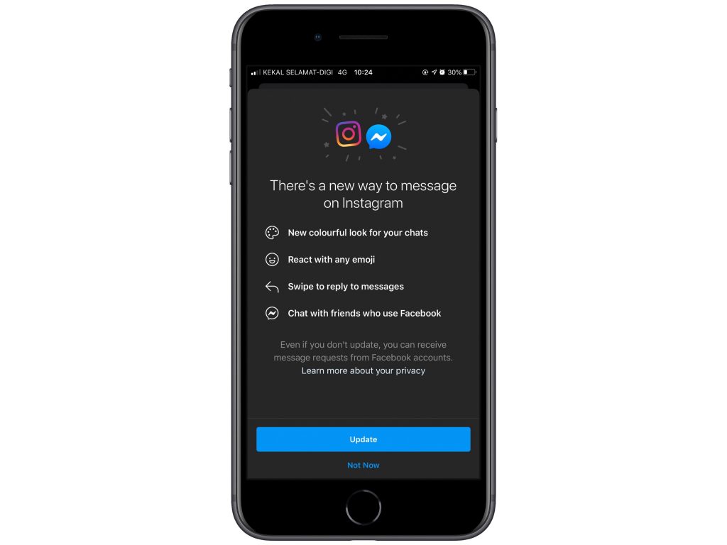 gabung Instagram Messenger
