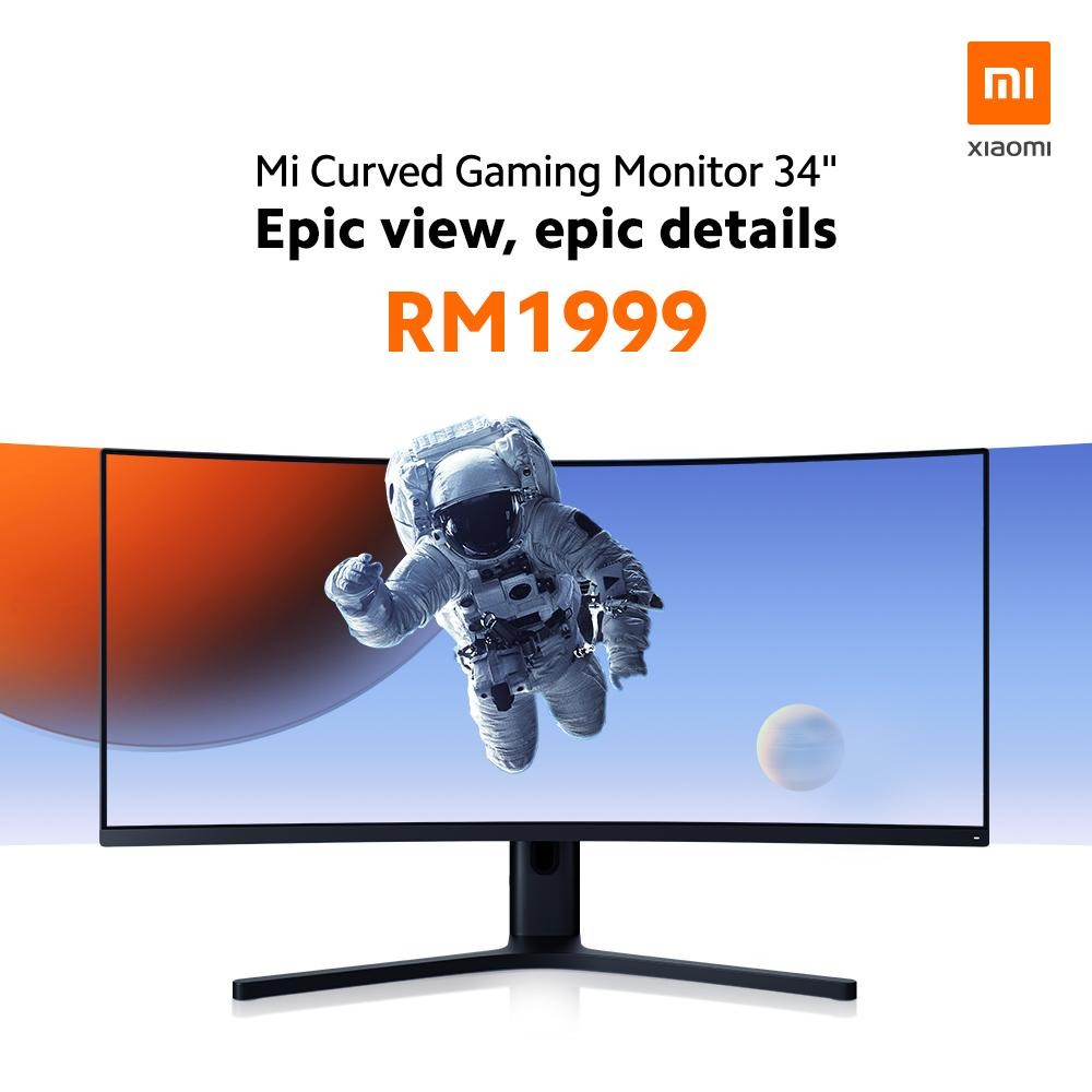 harga Mi Curved Gaming Monitor 34