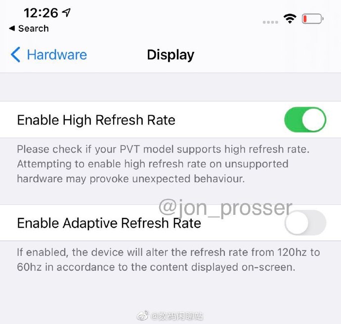 120Hz iPhone 12 Pro Max