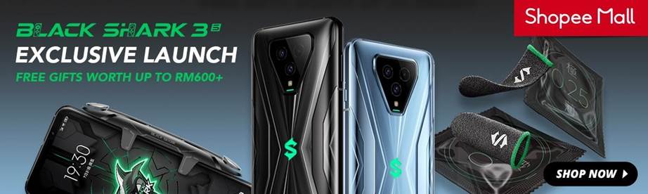Black Shark 3S Dijual Pada 8 September, Harga Bermula RM 3,199