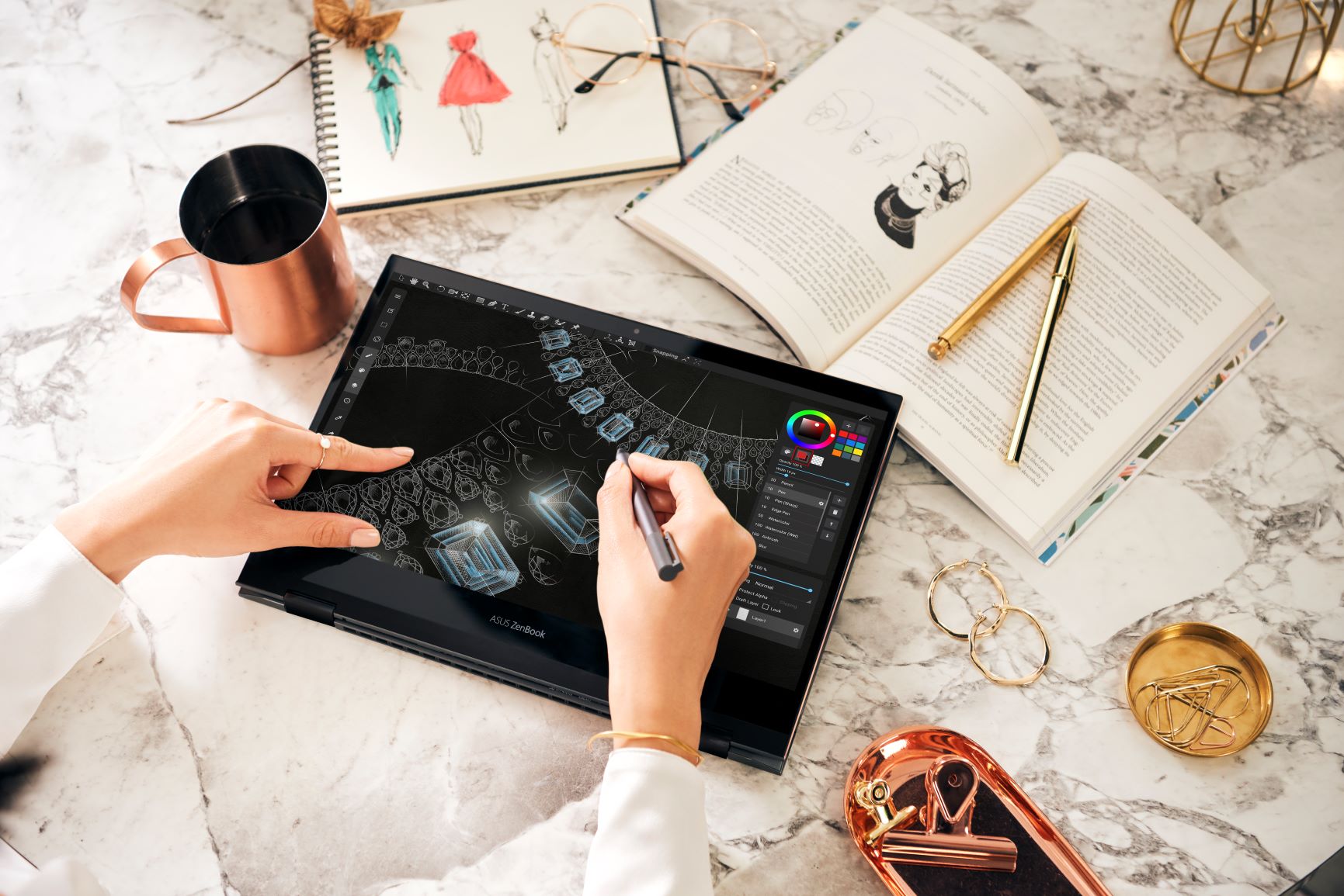 ZenBook Flip S_UX371_Precision active stylus support