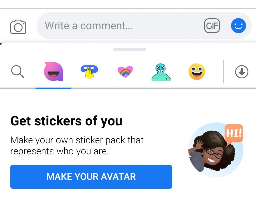 cara buat facebook avatars