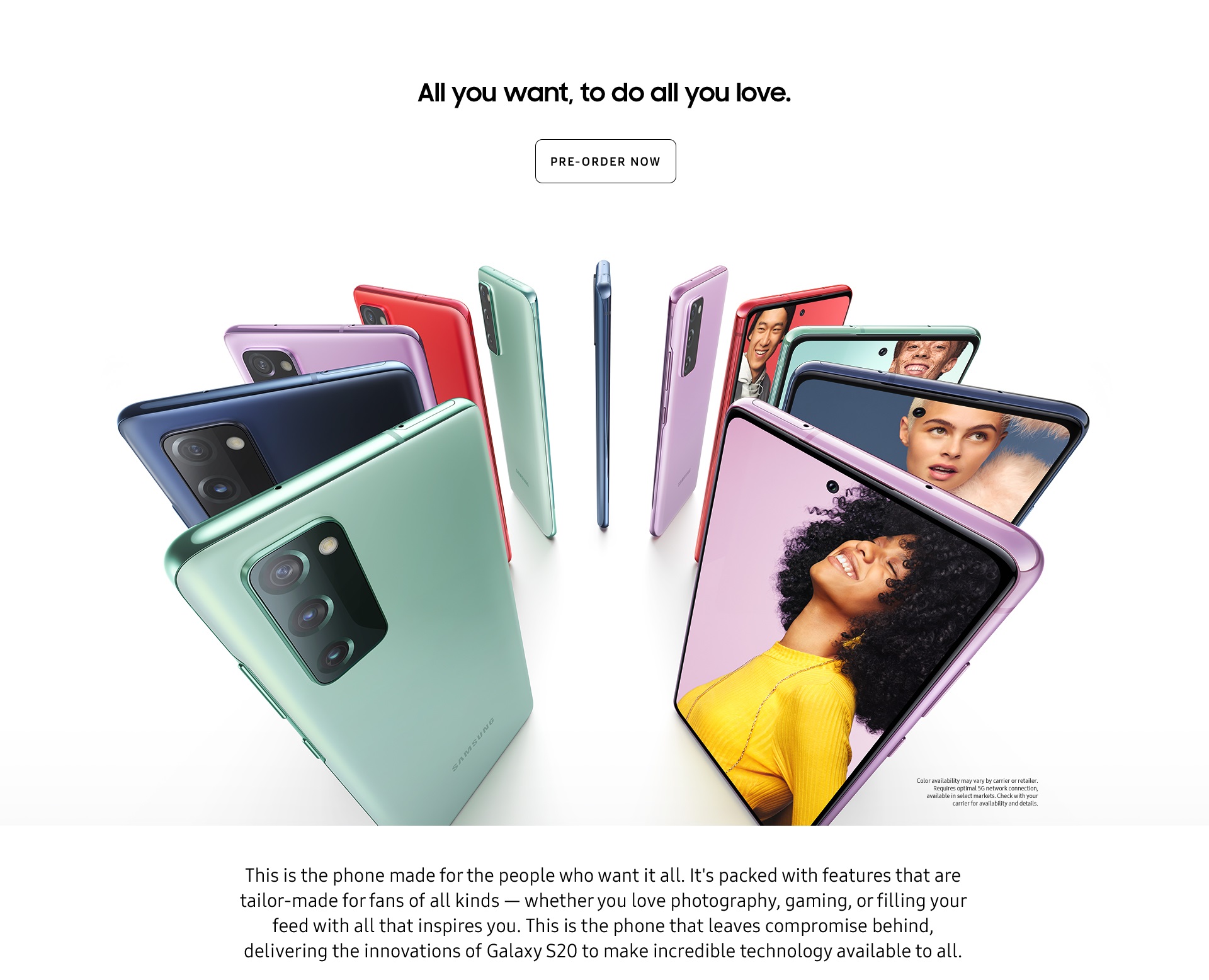 Learn More – Galaxy S20 FE 5G