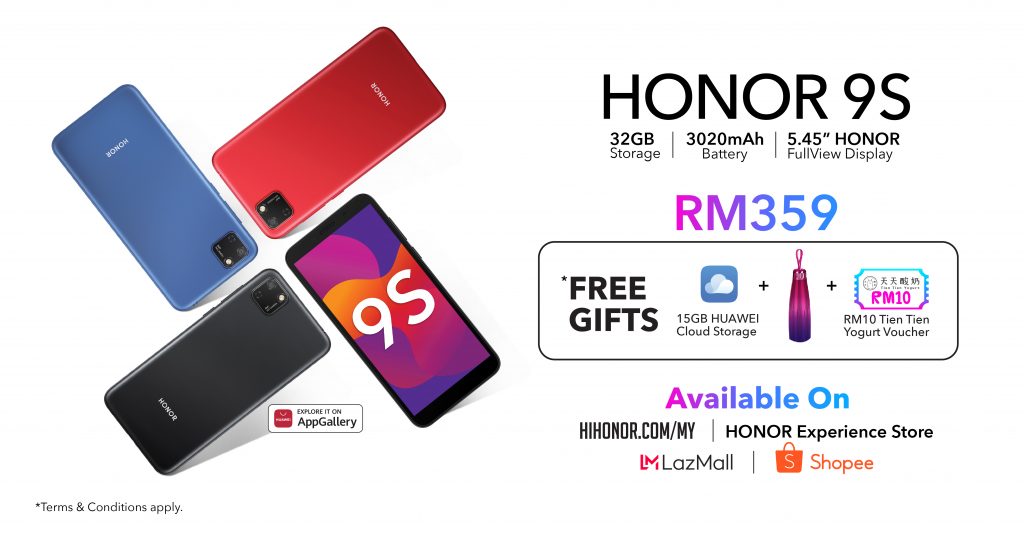 harga HONOR 9S