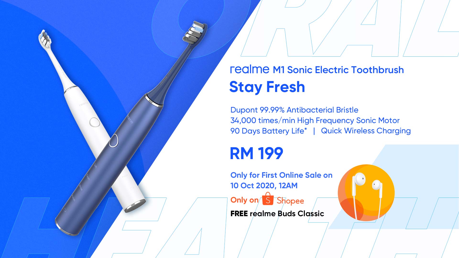 Visual – realme M1 Sonic Electric Toothbrush