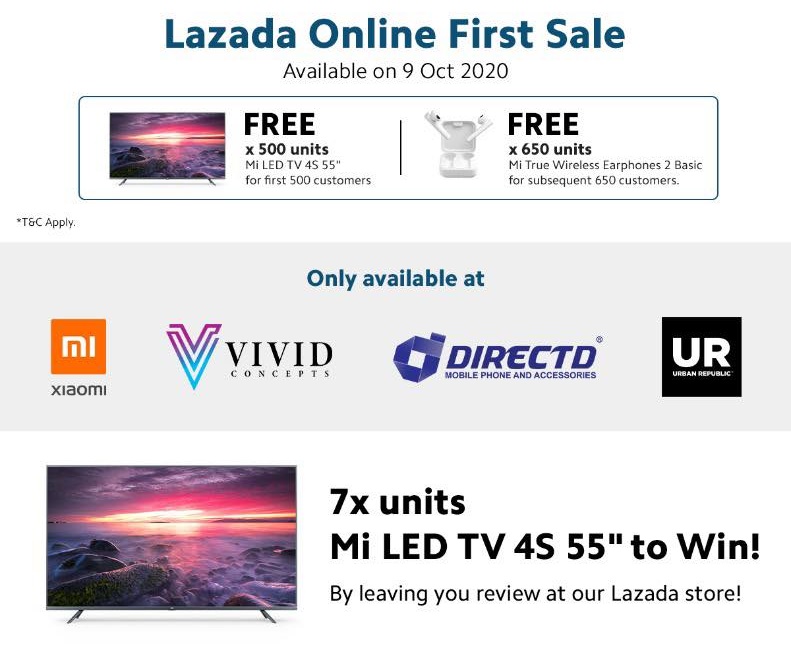 jualan Lazada Mi 10T Pro