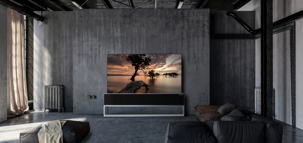 harga TV boleh gulung LG