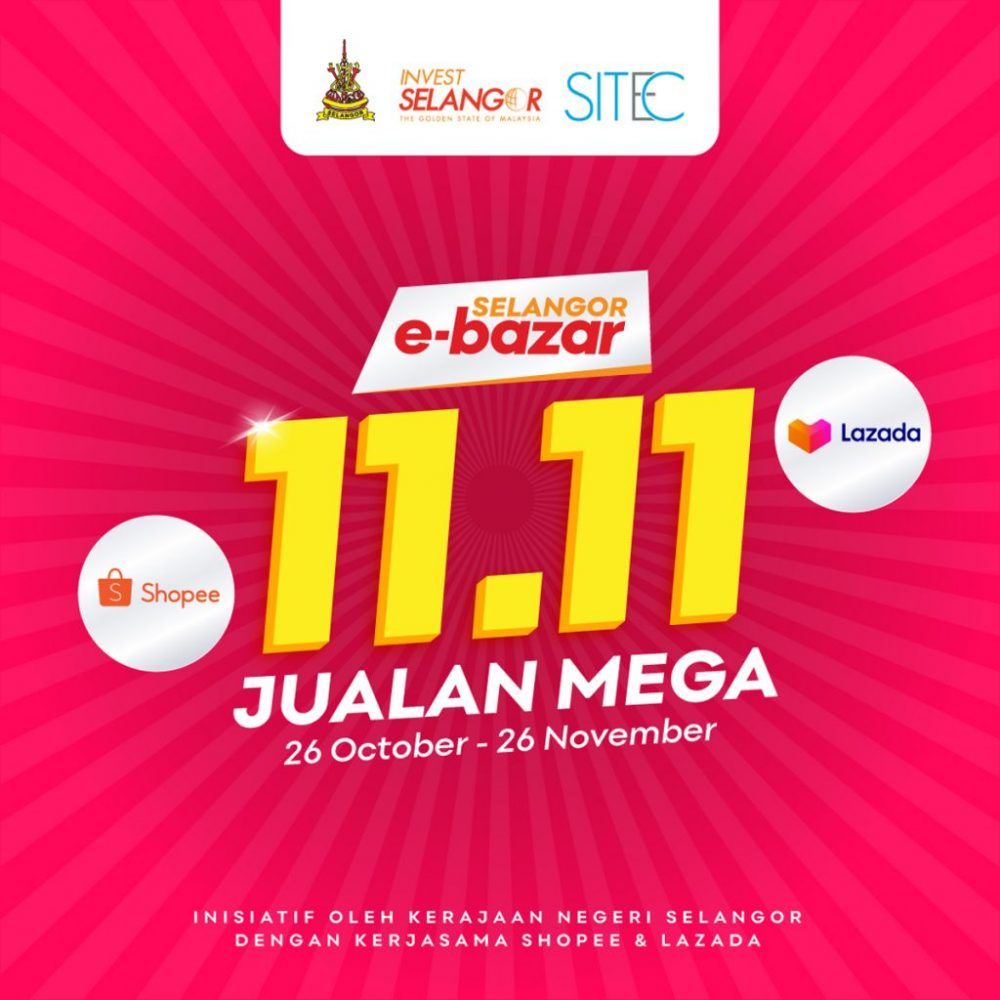 Kerajaan Selangor Anjur Selangor E-bazar Sempena Jualan Mega 11.11
