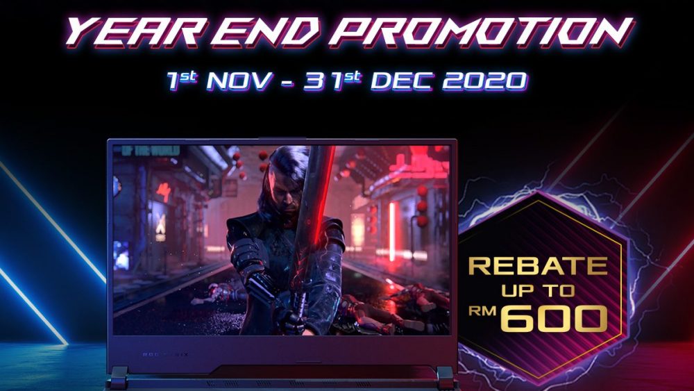 Rebat Sehingga RM600 Untuk Komputer Riba ROG Sempena Promosi Akhir Tahun
