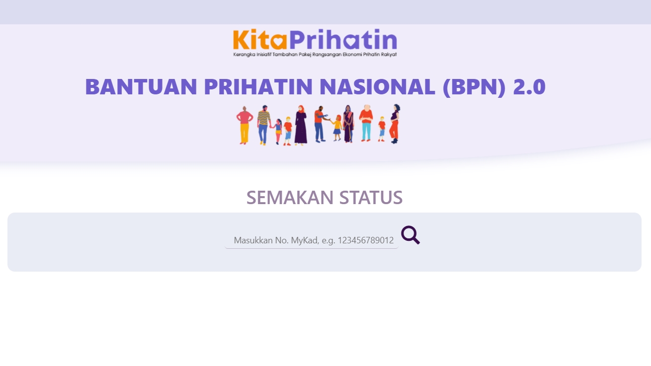 semakan permohonan BPN 2.0 fasa dua
