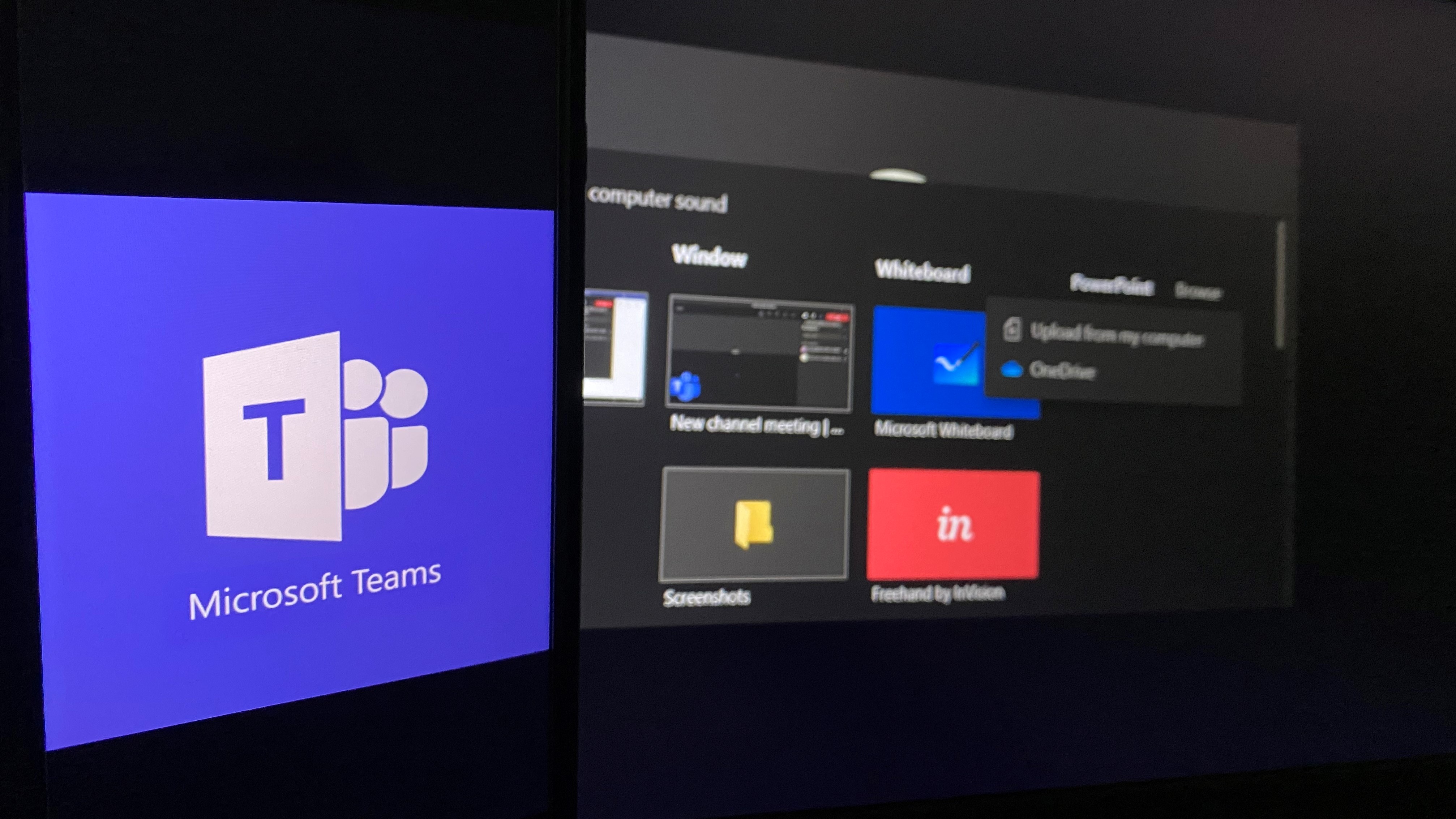 kongsi skrin Microsoft Teams