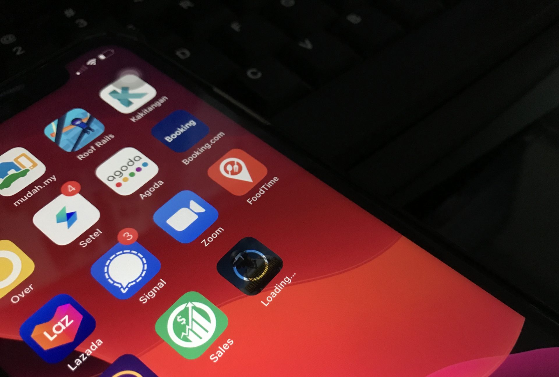 Tambah aplikasi ke Home Screen