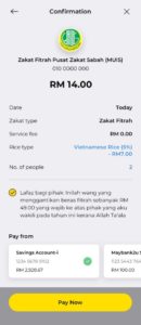 zakat fitrah mae