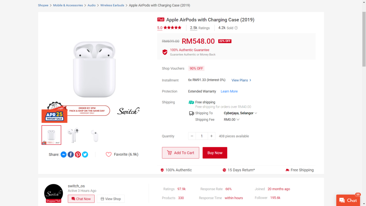 Promosi Shopee Apple