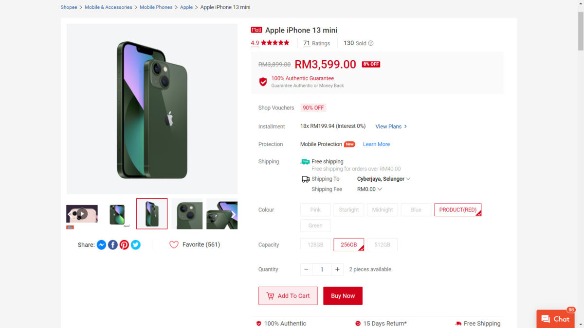 Promosi Shopee Apple