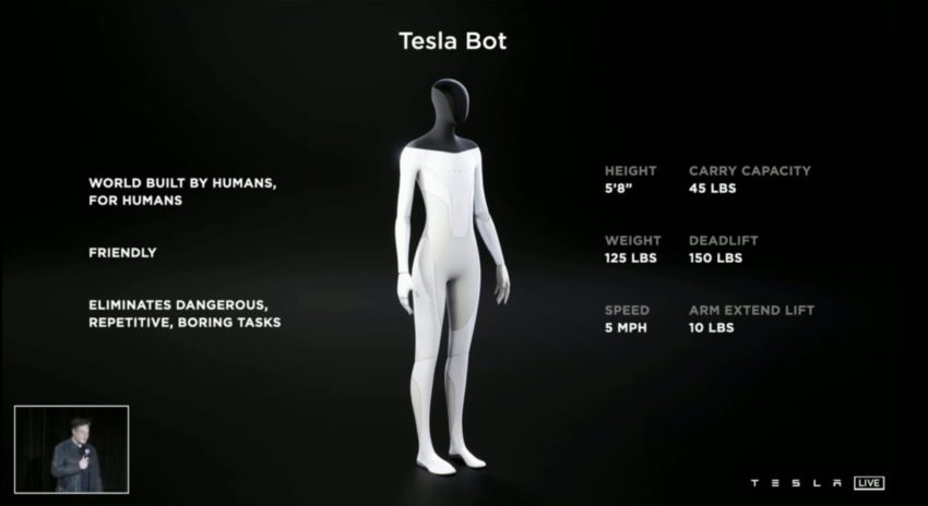 robot tesla