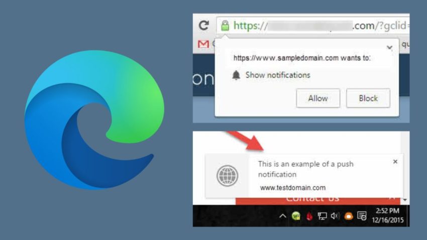 turn off edge notification