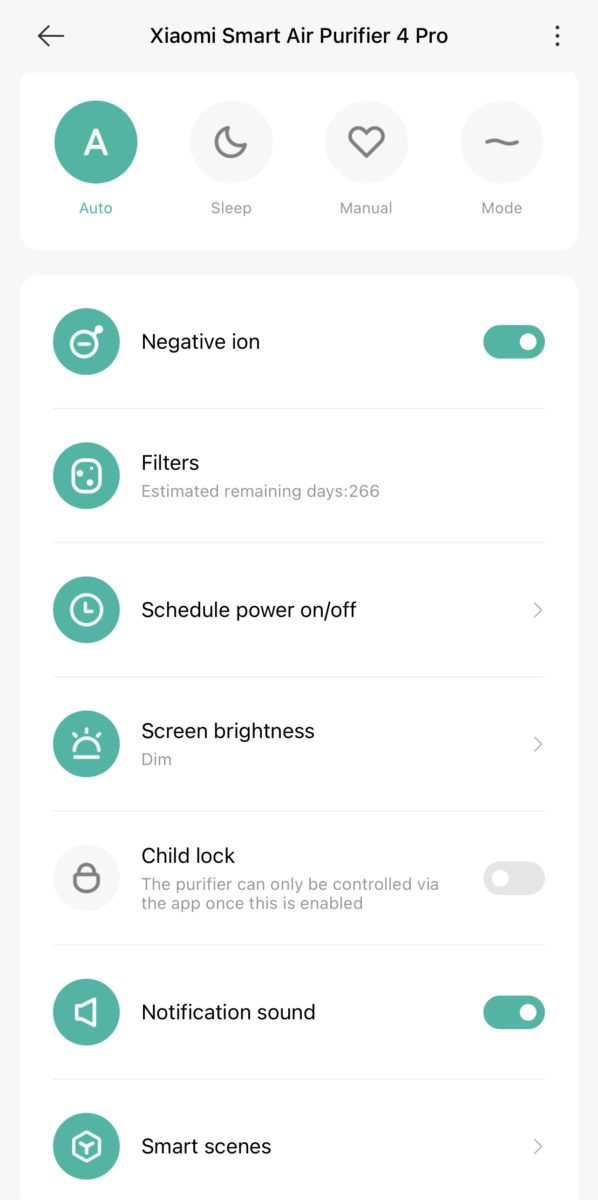 Xiaomi Smart Air Purifier 4 Pro