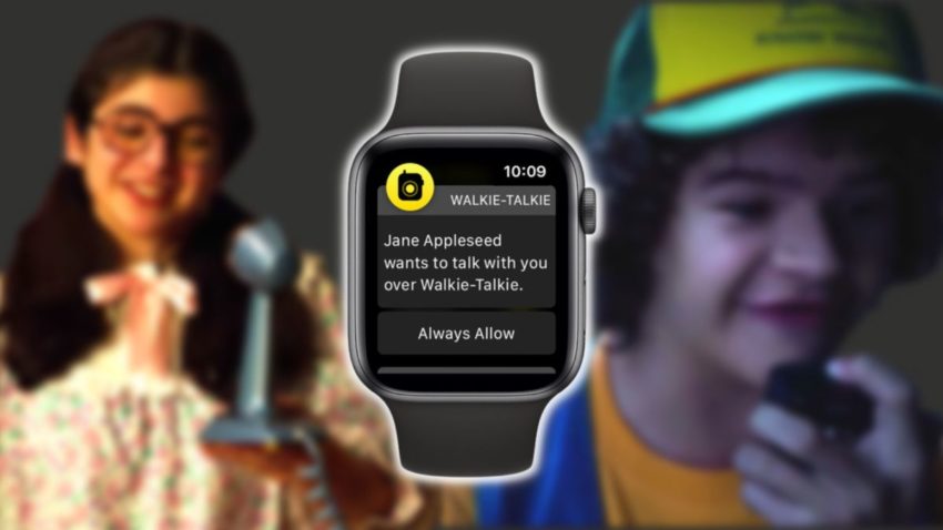apple watch walkie talkie