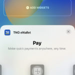 widget tng ewallet ios
