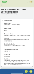 cara semak status halal kedai