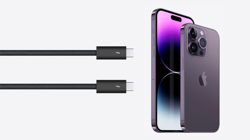 thunderbolt iphone 15 pro