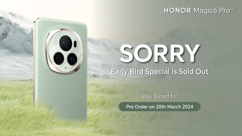 HONOR Magic6 Pro Early Bird Special Sold Out KV