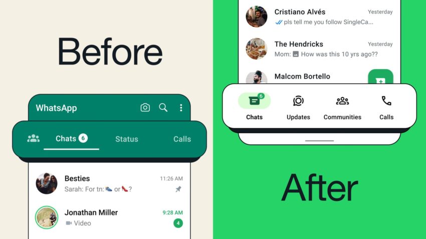 WhatsApp Secara Rasmi Perkenal ‘UI’ Baharu Untuk Peranti Android