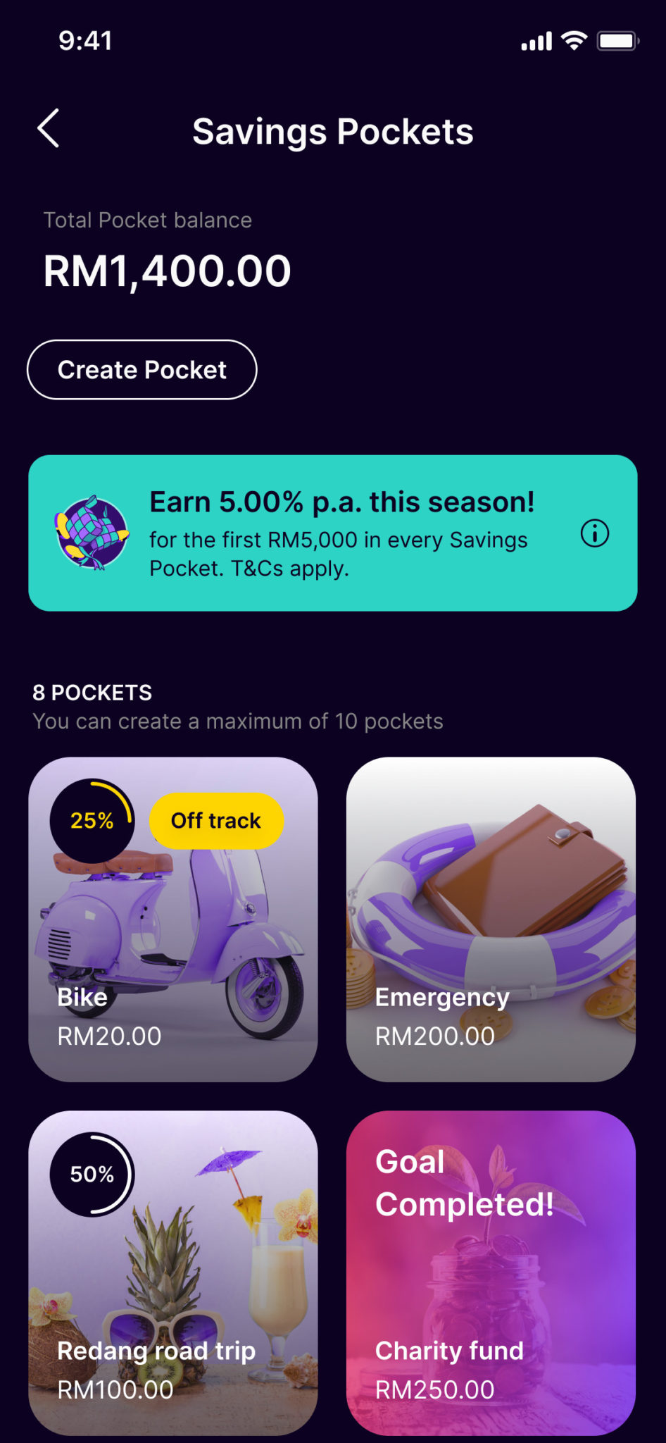 Image 3 – Pockets list full