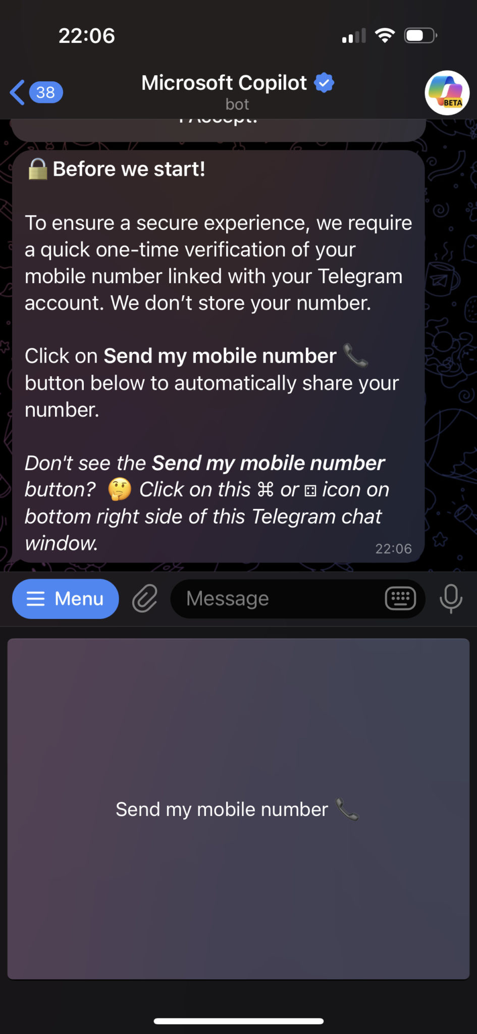 Microsoft Tambah Bot Copilot Dalam Aplikasi Telegram