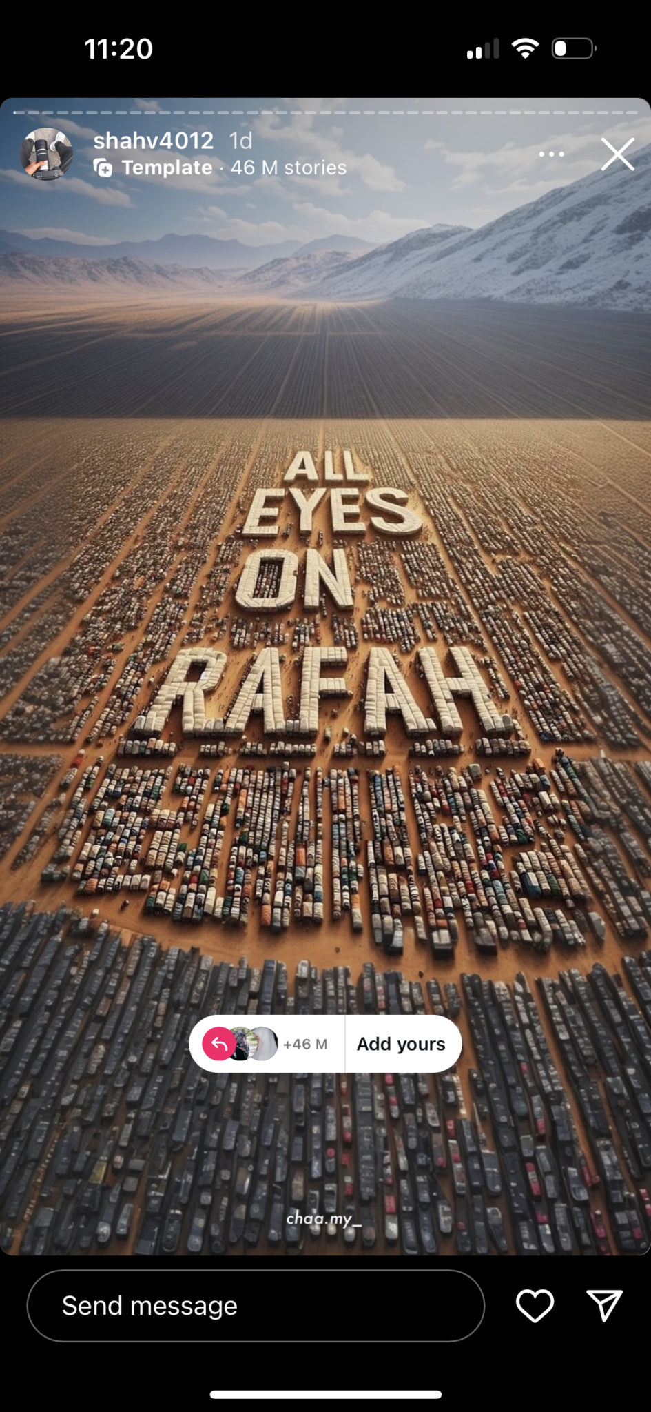 Imej AI ‘All Eyes On Rafah’ Yang Tular Dihasilkan Prompter Malaysia