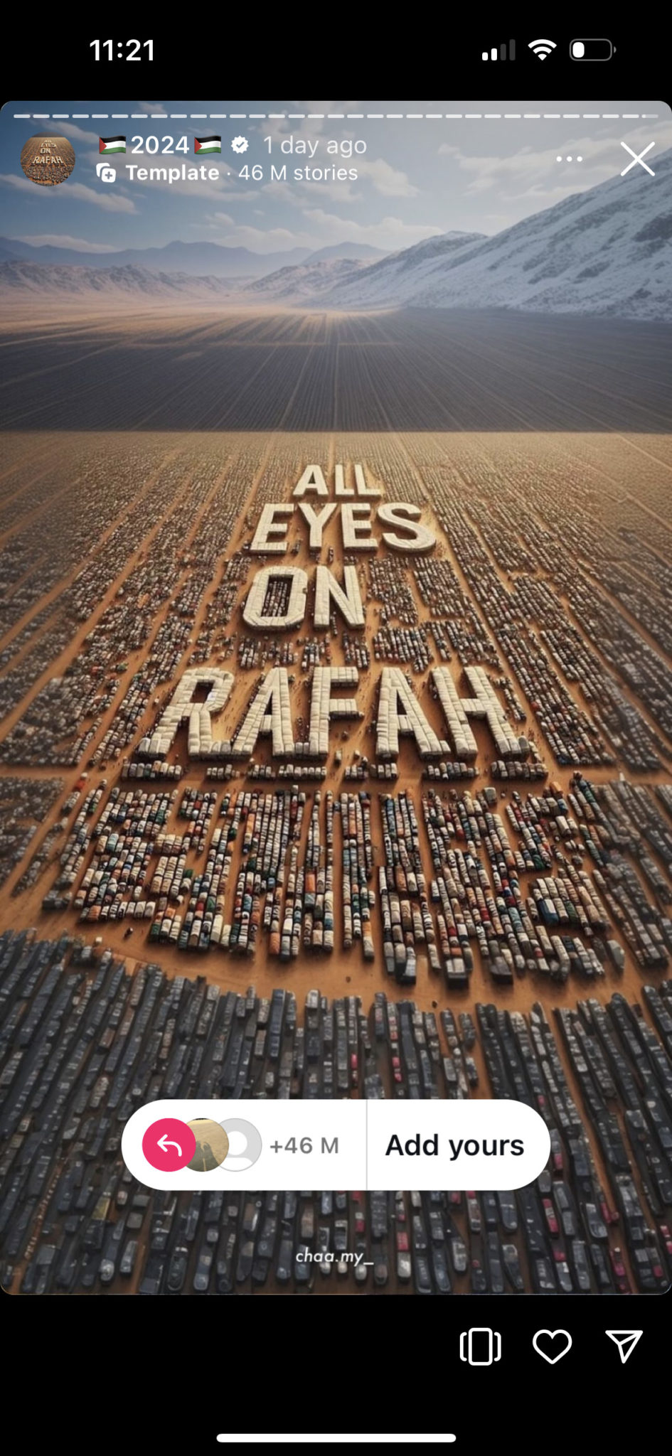 Imej AI ‘All Eyes On Rafah’ Yang Tular Dihasilkan Prompter Malaysia