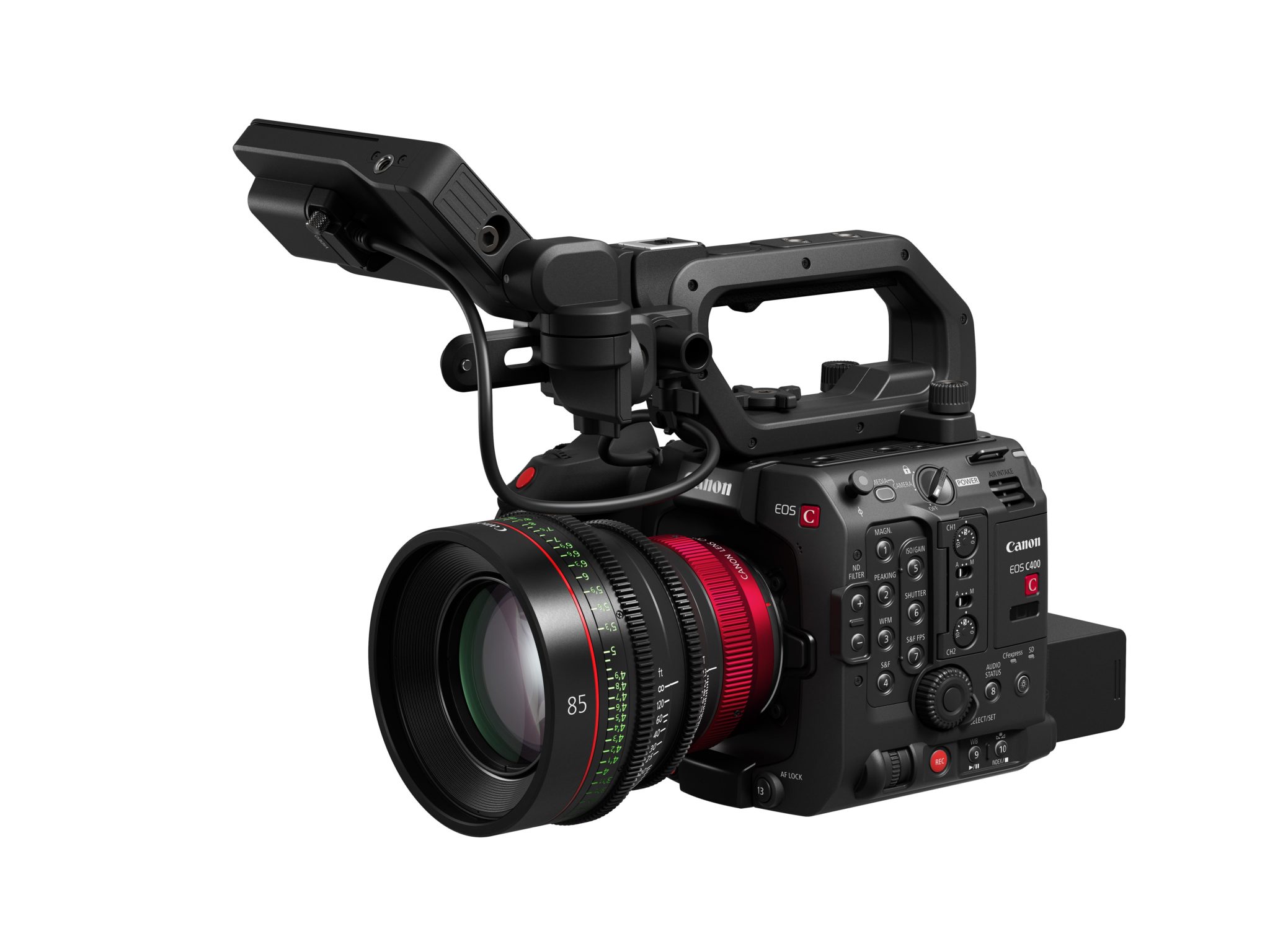EOS C400, equipped with CN-R85mm T1.3 L F