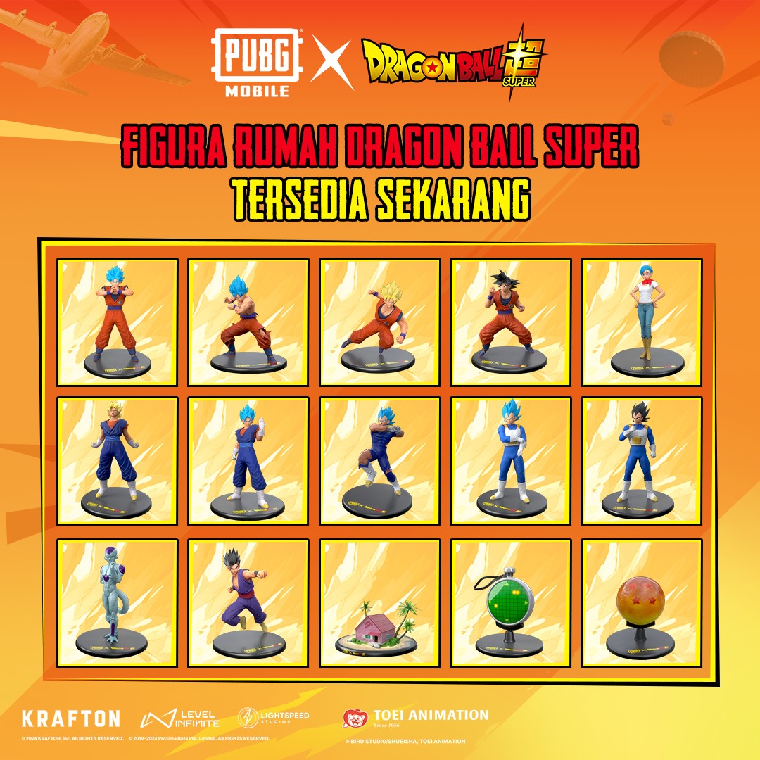 Dapatkan Item Dragon Ball Super PUBG MOBILE Sekarang