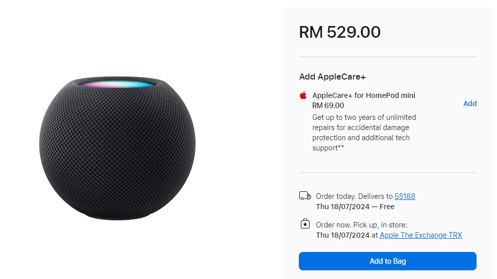 HomePod mini Midnight_