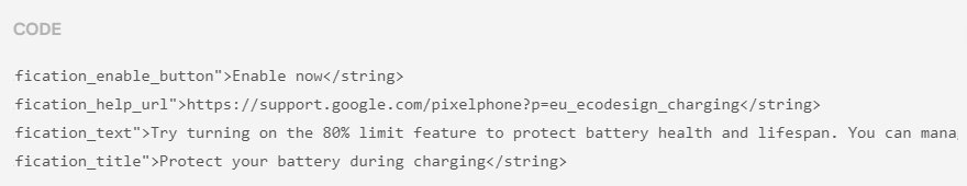 kod pixel charging limit