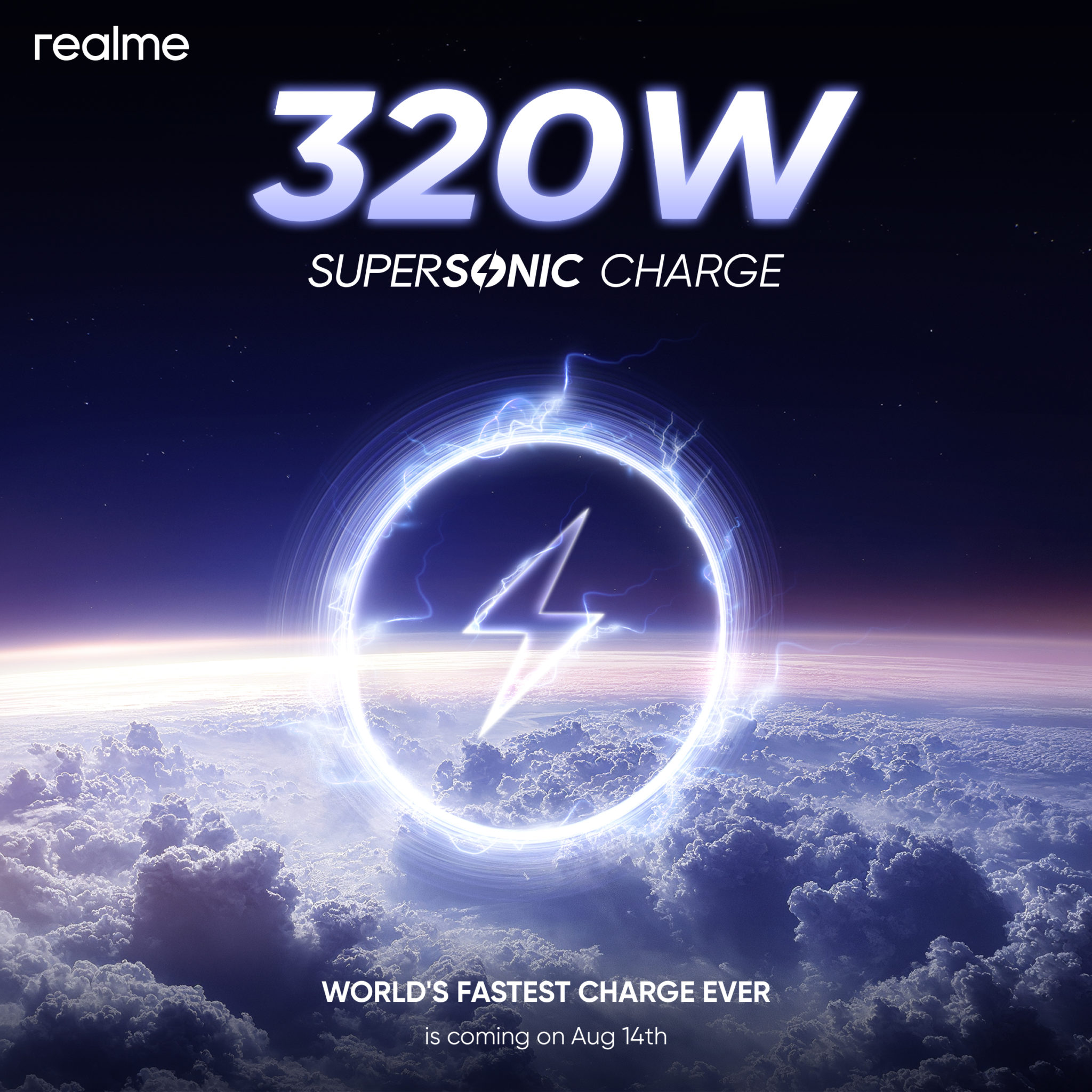 realme Bakal Umum Teknologi Pengecasan 320W SuperSonic Minggu Ini