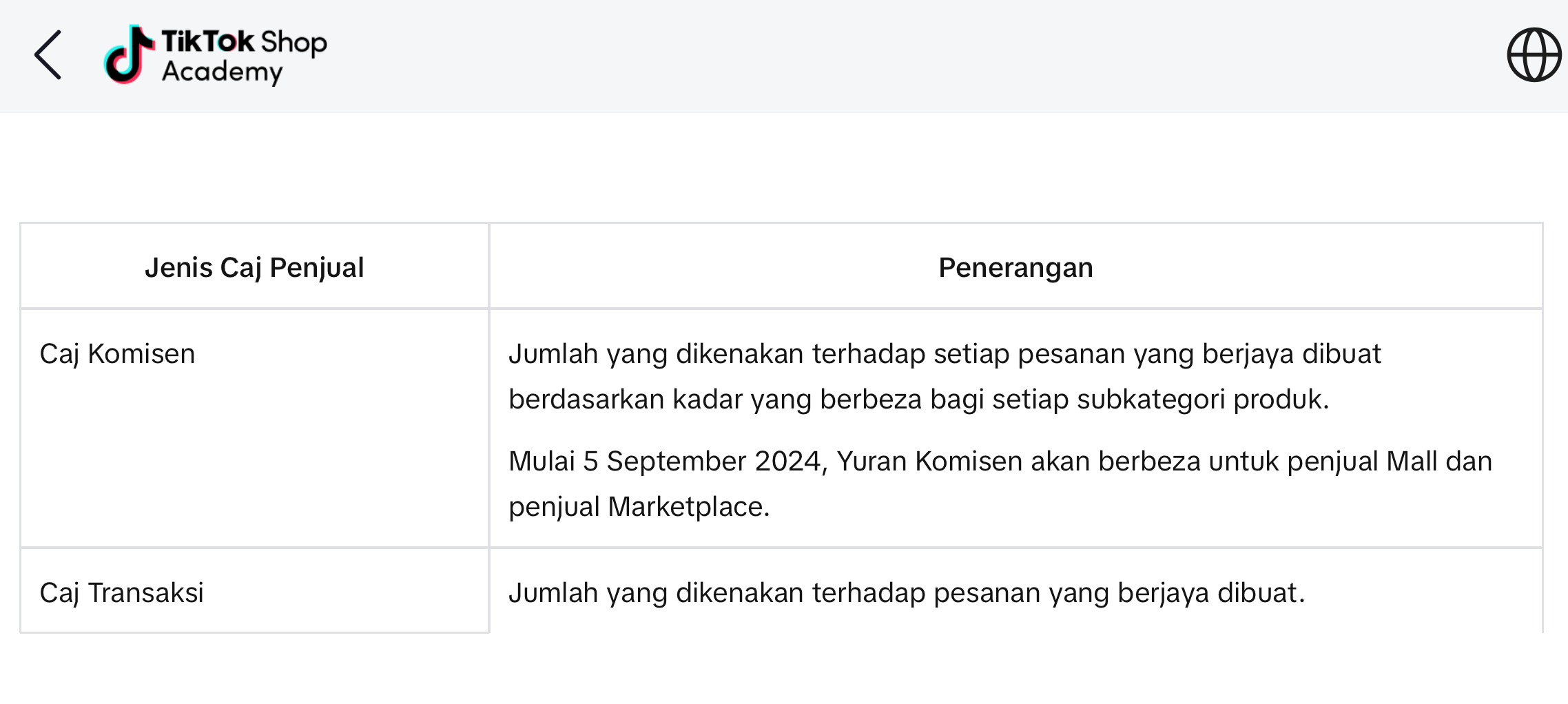 komisen transaksi tiktok shop_