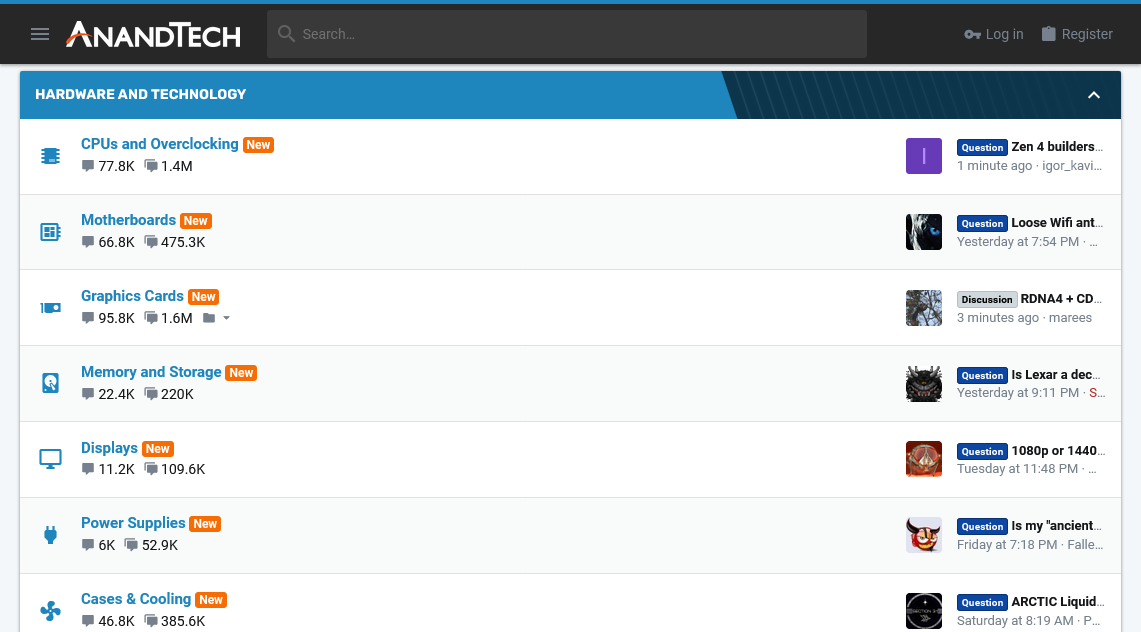 Portal Teknologi AnandTech Umum Penutupan Rasmi Selepas 27 Tahun